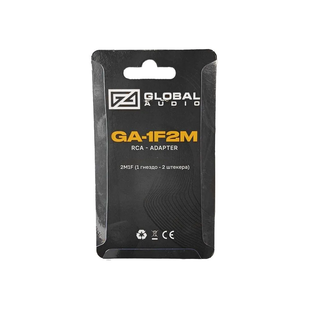 RCA - разъем Global Audio GA-1F2M